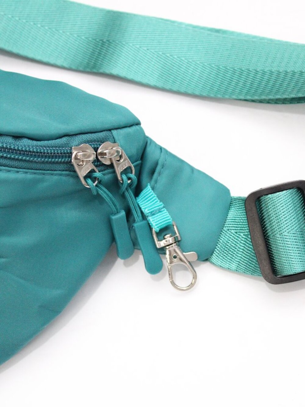 The Foldie Crossbody Bag Nylon Teal Green Travel - Picture 3 of 6